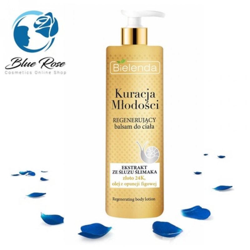 Bielenda Youth Therapy Regenerating Body Lotion Snail Slime Extract Gold 400ml