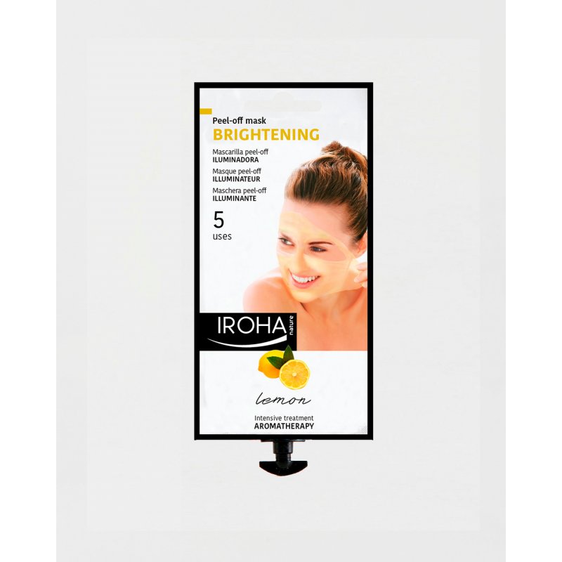 Iroha Nature Brightening Peel-Off Mask - Lemon