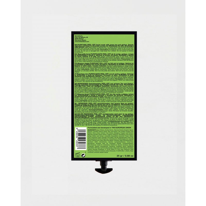 Iroha Nature Purifying Peel-Off Mask - Green Tea 25 g