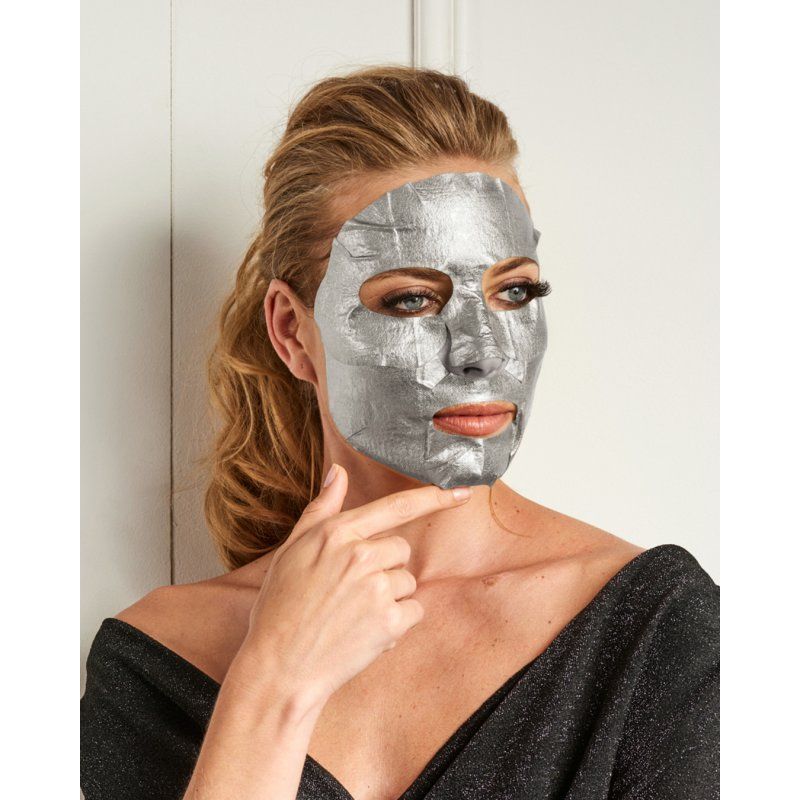 Iroha Nature Hydra Illuminateur Masque en Tissu FOIL - PLATINE 1 use