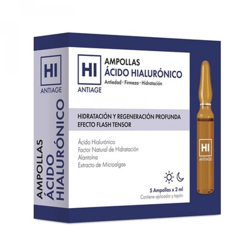 Hi Triple Effect Flash Hyaluronic Acid Anti-Aging Ampoules - Pack of 5