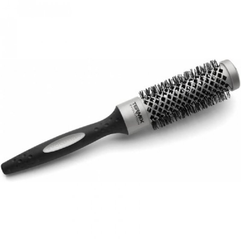 Termix Evolution Basic Hairbrush for Normal Hair with Ionized Bristles Grey 32mm