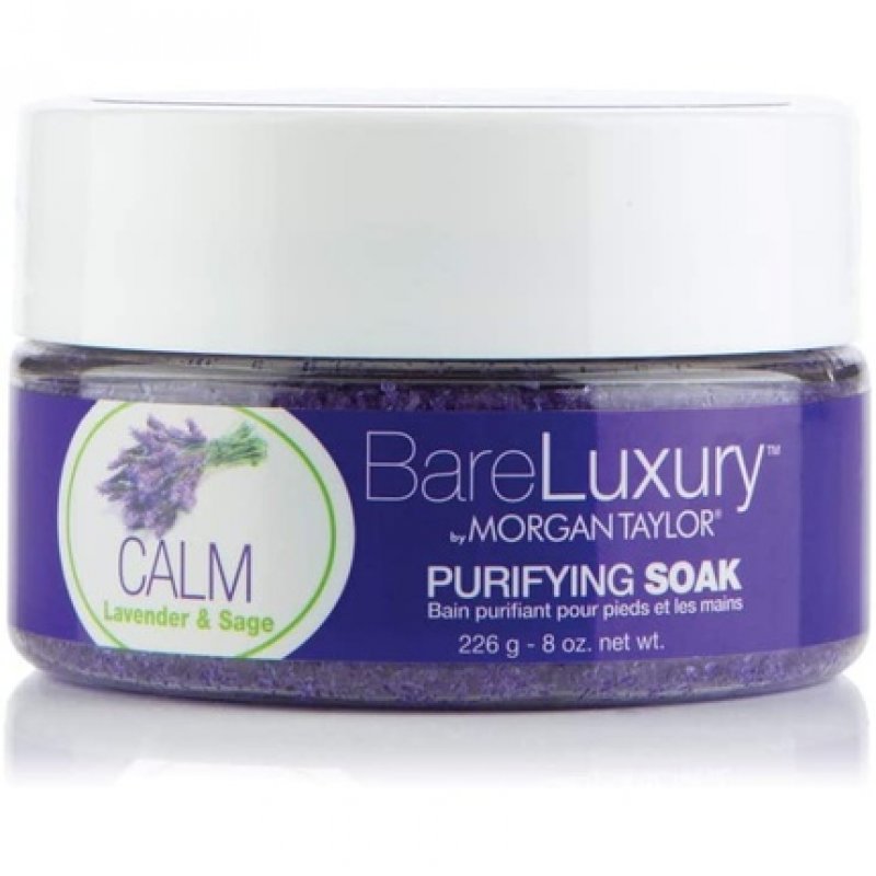 Morgan Taylor BareLuxury Lavender & Sage Calm Purifying Soak 8oz