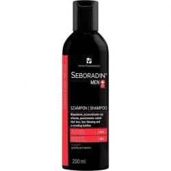 SEBORADIN MEN Hair Shampoo for Hair Loss and Thinning 200ml - Vitamins and Natural Extracts for Thickening and Growth