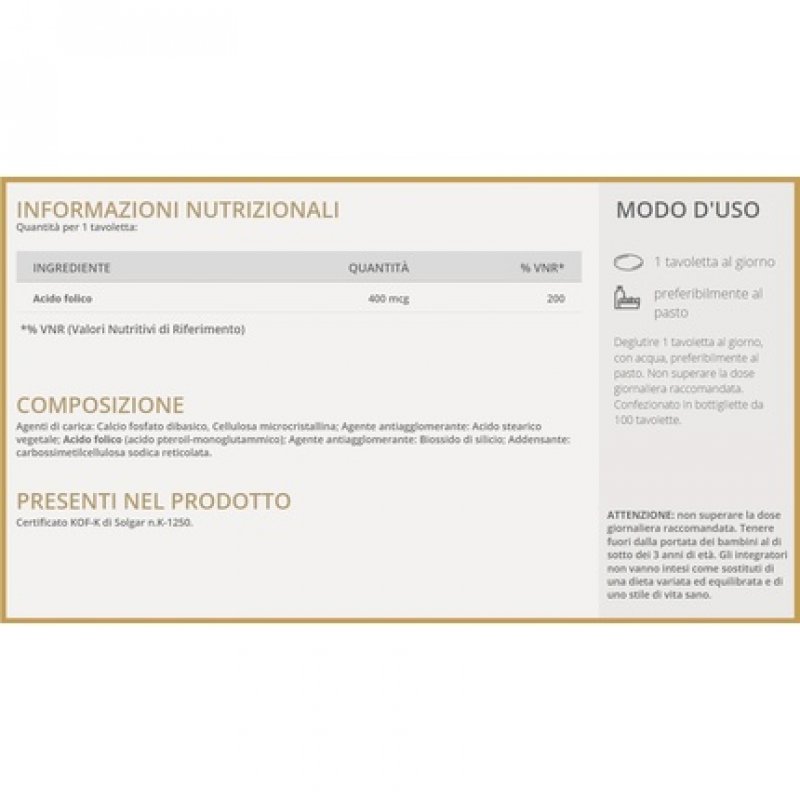 Solgar Vita Folic 400 75ml 26.00g