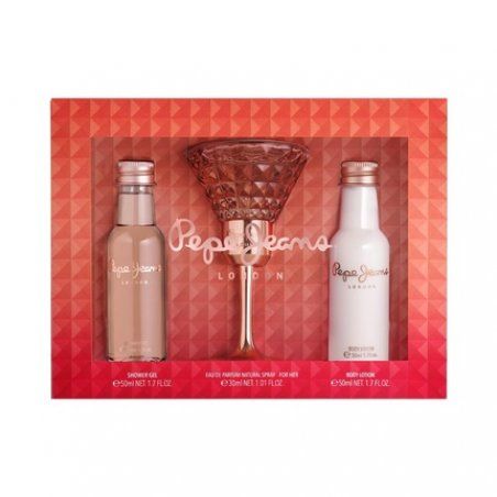 Pepe Jeans for Her 3 Piece Set - EDP 30ml, Body Lotion 50ml, Shower Gel 50ml