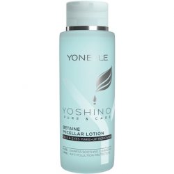 YONELLE Micellar Cleansing Water for All Skin Types Yoshino Pure & Care with Betaine, Jeju Blossom Essence and