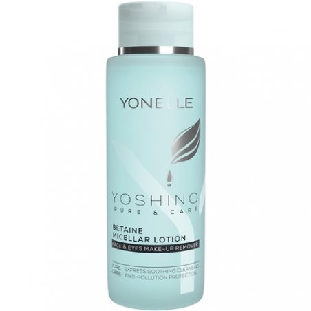 YONELLE Micellar Cleansing Water for All Skin Types Yoshino Pure & Care with Betaine, Jeju Blossom Essence and