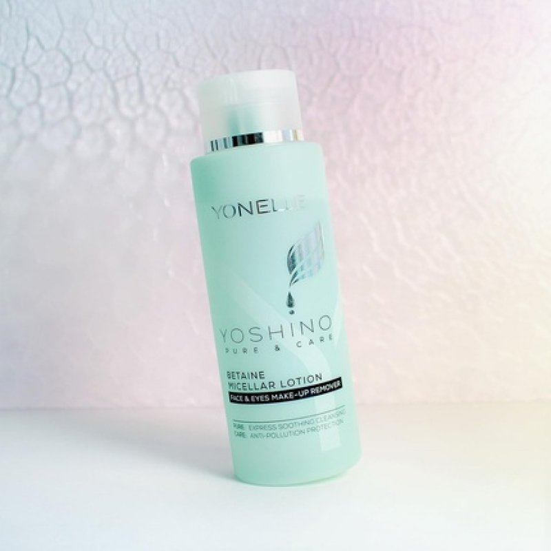 YONELLE Micellar Cleansing Water for All Skin Types Yoshino Pure & Care with Betaine, Jeju Blossom Essence and