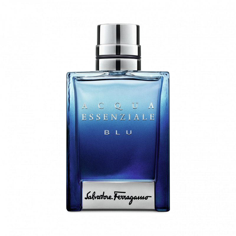 Salvatore Ferragamo Acqua Essenziale Blu Eau de Toilette Spray for Men 1.7oz Cedar Lavender Lemon
