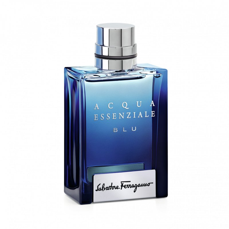 Salvatore Ferragamo Acqua Essenziale Blu Eau de Toilette Spray for Men 1.7oz Cedar Lavender Lemon