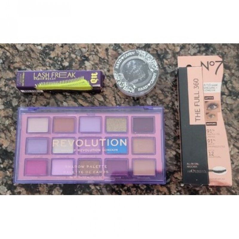 Mixed Lot 4 Pieces Urban Decay Revolution No7 and Hard Candy Mascara/Shadow