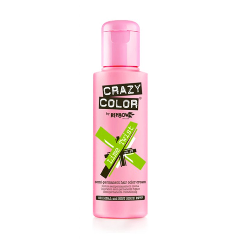 Crazy Color Hair Color Cream Number 68 Lime Twist 100ml