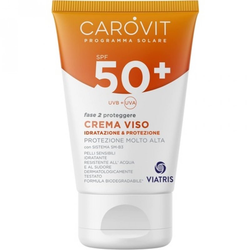 Carovit Sun Program Face Cream SPF50 Very High Sun Protection 50ml Bottle