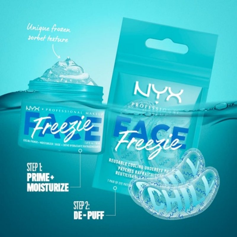 NYX Professional Makeup Face Freezie Cooling Primer Moisturizer 10-in-1 Makeup Prepping Skincare