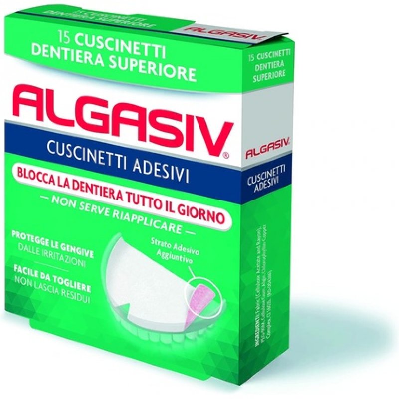 Algasil Upper Denture Adhesive Cushions 15 Pieces
