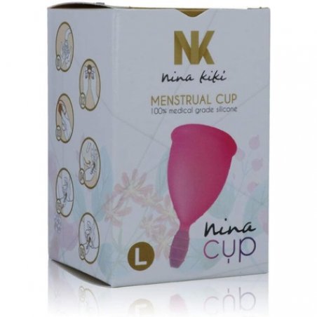 Nina Kiki Menstrual Cup Size L Pink