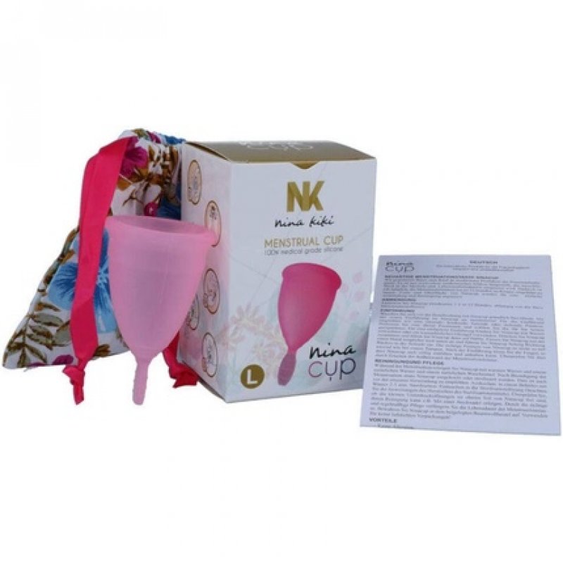 Nina Kiki Menstrual Cup Size L Pink