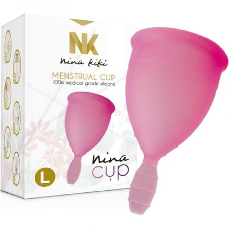 Nina Kiki Menstrual Cup Size L Pink