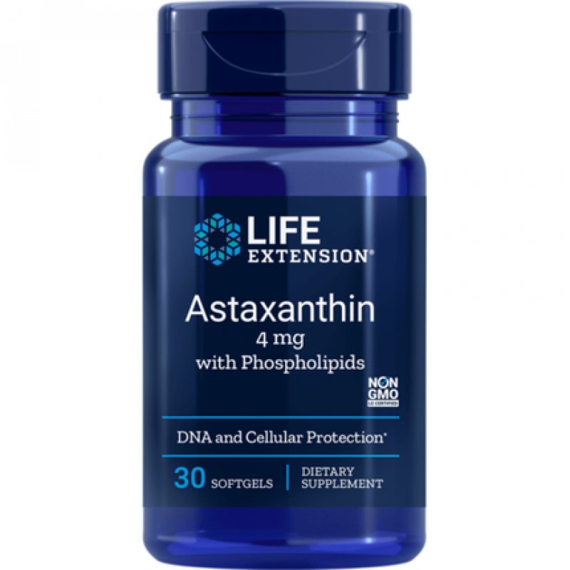 Life Extension Astaxanthin with Phospholipids 30 Capsules