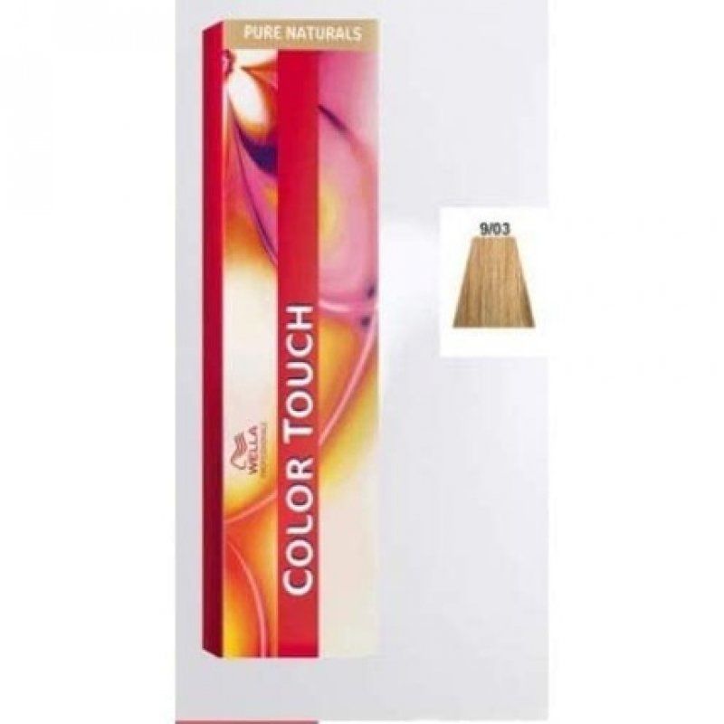 Wella Color Touch Pure Naturals 9/03 Very Light Natural Gold Blonde 60ml