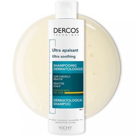 Vichy Dercos Ultra Soothing Shampoo for Dry Hair 200ml
