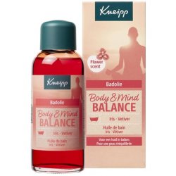 Kneipp Body & Mind Balance Bath Oil Iris and Vetiver Gentle Floral Scent Vegan 100ml