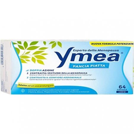 Perrigo Ymea Flat Belly Dietary Supplement 64 Capsules