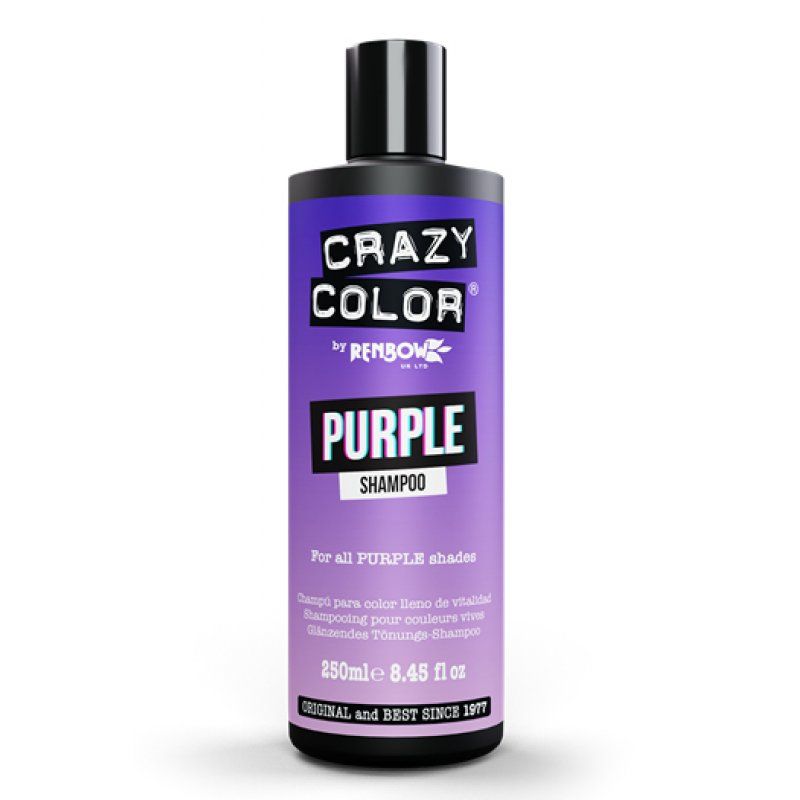 CRAZY COLOR Purple Shampoo 250 ml Non-professional Unisex