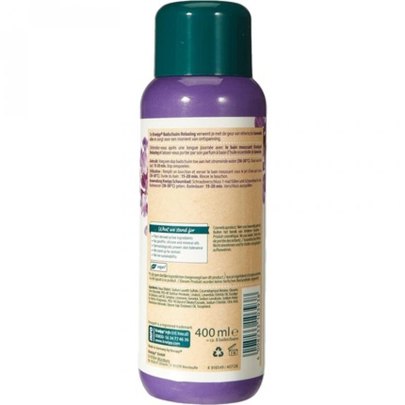 Kneipp Foaming Bubble Bath Lavender 400ml