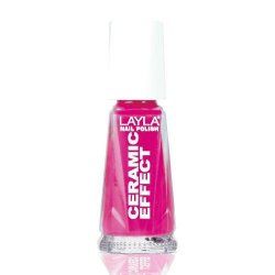 Smalto Layla Ceramic Effect Nail Polish Flirty Fuchsia N.9