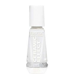Layla Cosmetics Smalto Layla Ceramic Effect nail polish 10 ml White Gloss
