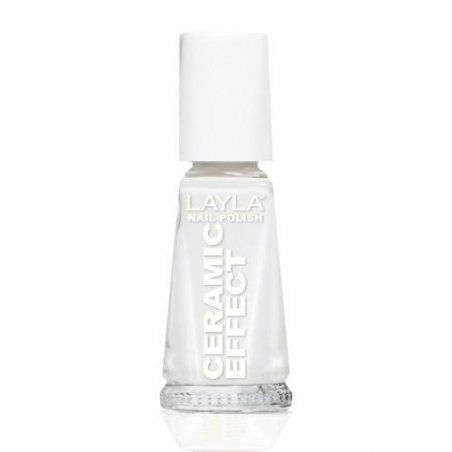Layla Cosmetics Smalto Layla Ceramic Effect vernis à ongles 10 ml Blanc Gloss