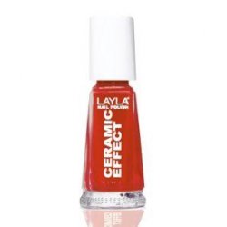 Layla Cosmetics Smalto Layla Ceramic Effect nail polish 10 ml Red Gloss