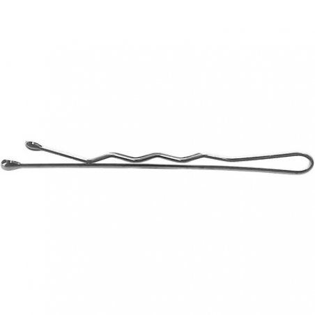 T4B LUSSONI 250 Pieces Waved Hair Grips Hair Pins Wavy Hair Clips 4cm Silver