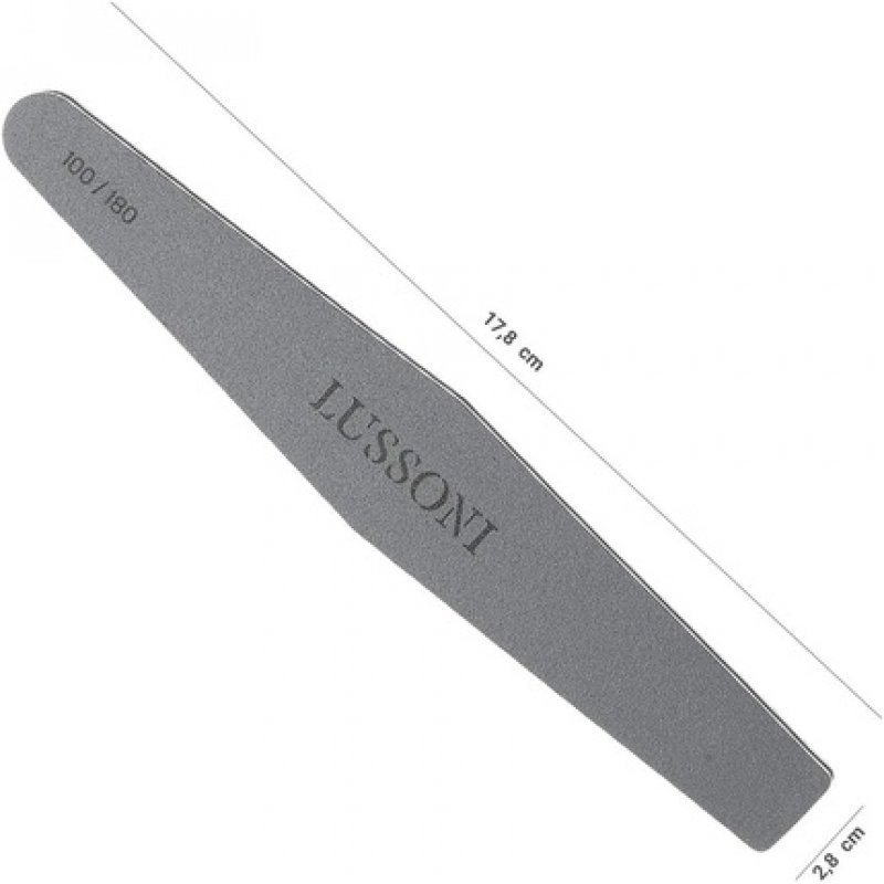 T4B LUSSONI Mylar Professional Nail File Lightweight Diamond Grit 100/180