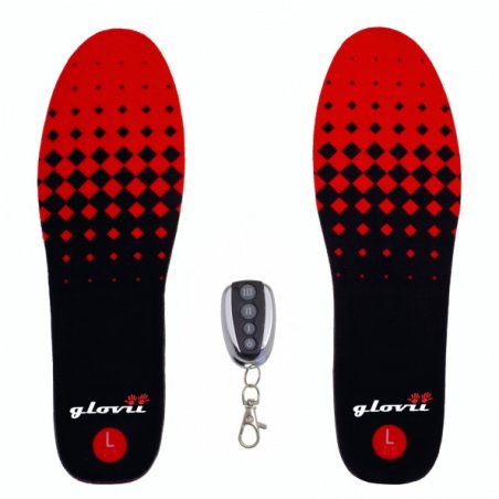Glovii Rechargeable Heated Insoles with Remote - Size Large