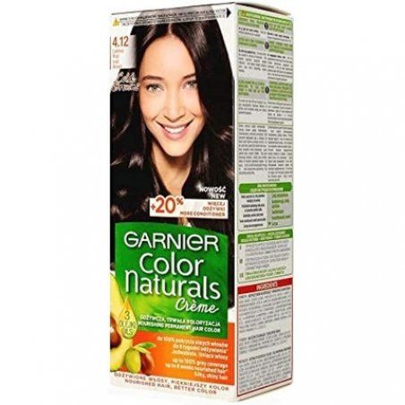 Garnier Color Naturals Cream Hair Dye 4.12 Ice Brown