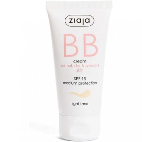 Ziaja BB Cream for Normal, Dry & Sensitive Skin - Light Tone 50ml