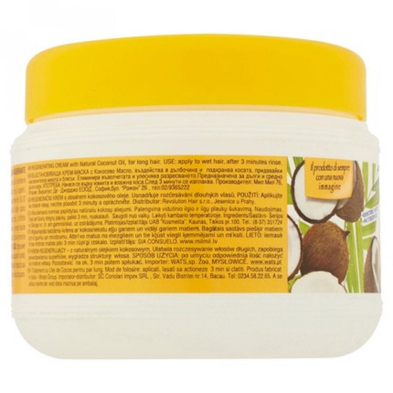 milmil Hair Mask with Coconut Oil (Crema Rigenerante) 500ml