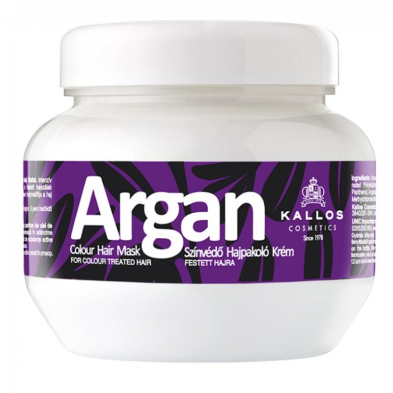 Kallos Argan Colour 275ml hair mask Women
