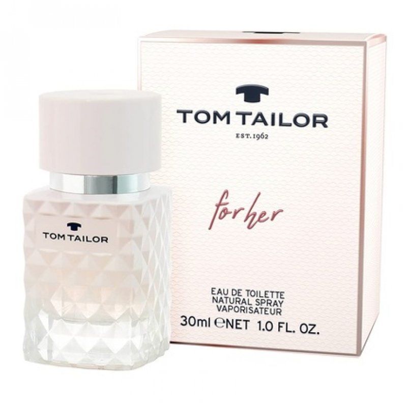 Tom Tailor Women's Perfume for Her 30ml - Casual, Fresh and Sporty Eau de Toilette with Peach, Rose and Musk