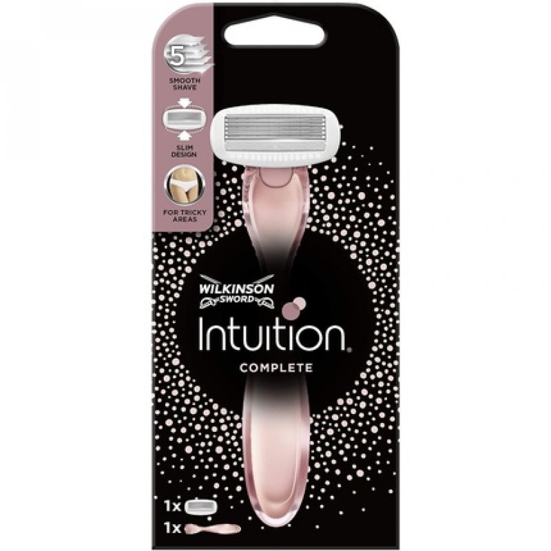 Wilkinson Sword Intuition Complete For Women Smooth Shave Razor Handle 1 Blade Refill
