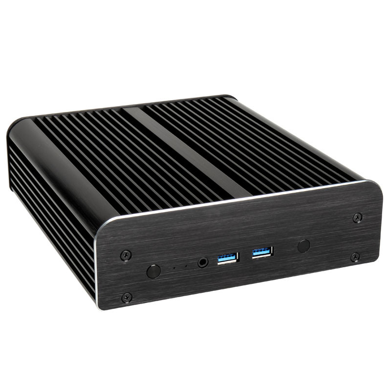 Akasa compatible Newton S UCFF-Gehäuse (Intel NUC), 65W Netzteil, OEM - schwarz
