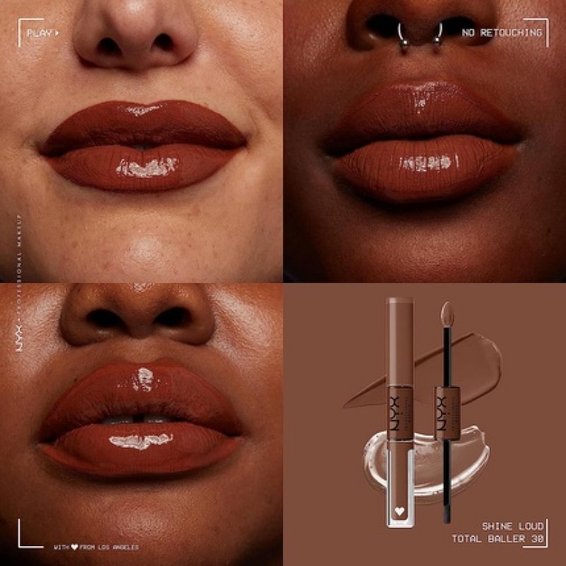 NYX Professional Makeup High Pigment Long Lasting Lip Gloss Shine Loud