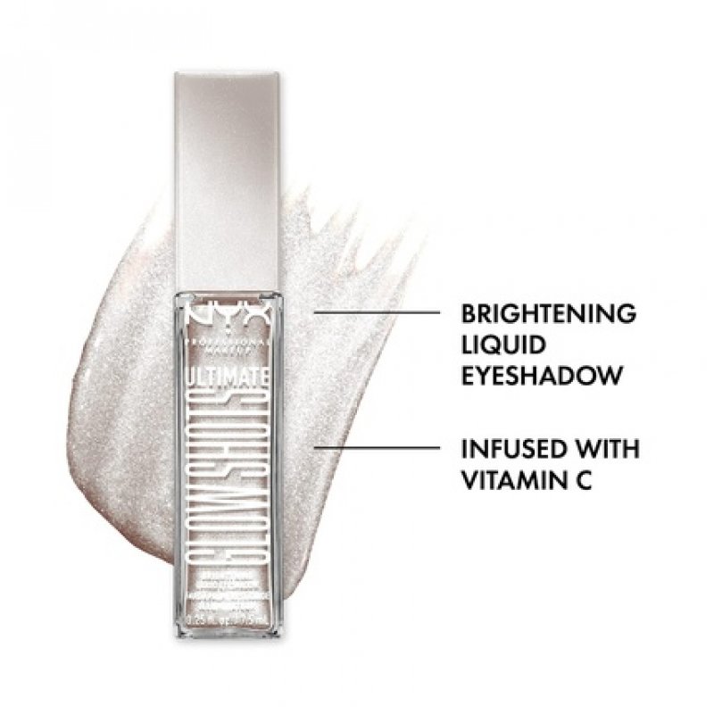 NYX Professional Makeup Ultimate Glow Shots Liquid Eyeshadow with Vitamin C Come Thru Coconut