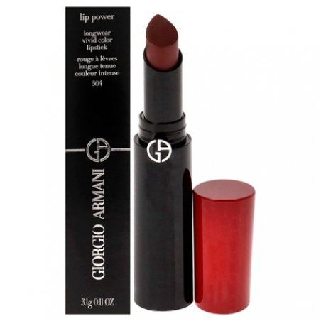 Giorgio Armani Lip Power Longwear Vivid Color Lipstick 504 Flirt 0.11 oz