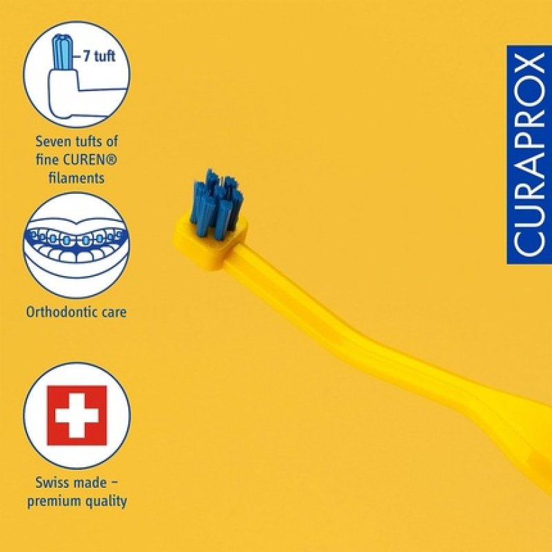 Curaprox CS708 Implant/Ortho Brush Multicolor