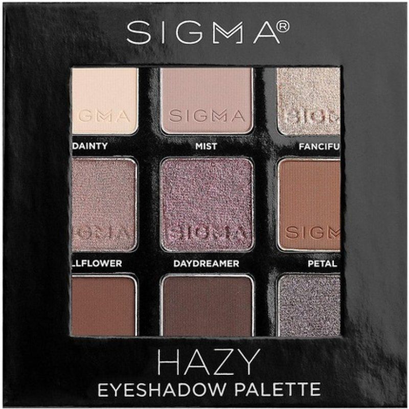 Sigma Beauty On-the-Go Eyeshadow Palette Hazy 9 Bold Shades - Clean Beauty Products