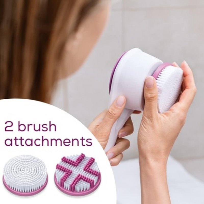 Beurer FC 25 Body Brush with 2 Removable Brush Attachments and 2-Stage Rotation - Single